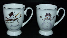 Pair snowmen snowman for sale  MARKET RASEN