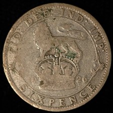 Sixpence 1911 1936 for sale  SIDMOUTH