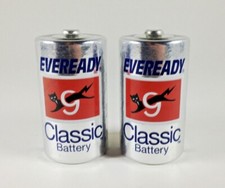Baterias vintage Eveready 950 (célula D) apenas para exibição Black Cat 9 Lives comprar usado  Enviando para Brazil