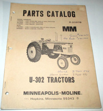 Minneapolis moline 302 for sale  Elizabeth