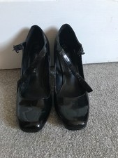 Black patent heeled for sale  BASINGSTOKE
