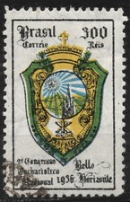 #428 RHM:#C112 1936 300 rs. 2º Congresso Eucarístico Brasil BH-MG, usado comprar usado  Enviando para Brazil