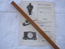 Rarissime feuillet publicitair d'occasion  Épinac