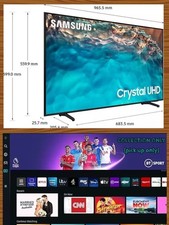 Samsung ue43bu8000kxxu smart for sale  BRISTOL