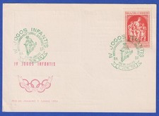 Brasilien 1954 Postkarte Kinder-Sportfest Jogos Infantis m. So.-O RIO DE JANEIRO comprar usado  Enviando para Brazil
