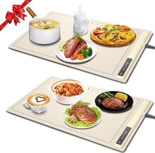Bandeja de aquecimento elétrico - aparelhos de cozinha aquecedor de alimentos portátil, dobrável enrolável S... comprar usado  Enviando para Brazil