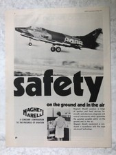 1972 Anúncio de Aeronave ÍMÃ MARELLI TAXA DE IGNIÇÃO DISPOSITIVOS AVIAÇÃO AÉREA TERRESTRE comprar usado  Enviando para Brazil