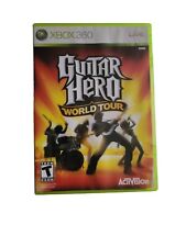 Guitar Hero World Tour XBOX 360 MANUAL DISCO e CAIXA, videogame comprar usado  Enviando para Brazil