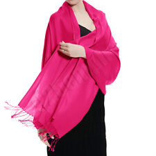 Solid silk pashmina for sale  Plainview