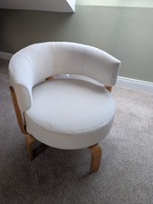 wooden swivel chair for sale  HEXHAM