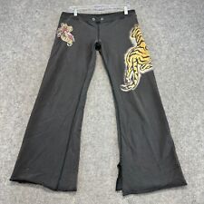 Pantalones DE COLECCIÓN Lucky Brand Para Mujer Pequeños Negros Acampanados Tigre Cyber Emo Años 90 Y2K segunda mano  Embacar hacia Argentina