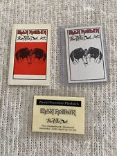 Laminados oficiais Iron Maiden RAROS Fear of the Dark Tour 1992 Backstage Pass comprar usado  Enviando para Brazil