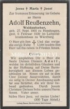 Sterbezettel adolf reußenzehn gebraucht kaufen  Jena