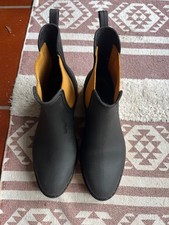 Gummistiefelette kurz schwarz gebraucht kaufen  München