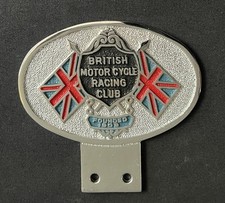 INSÍGNIA EMBLEMA CARRO VINTAGE CLUBE BRITÂNICO DE CORRIDA DE MOTOCICLETA BMCRC comprar usado  Enviando para Brazil