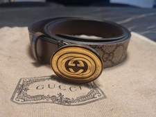 Gucci interlocking belt usato  Rovigo