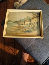 Vtg framed litho for sale  Pocahontas