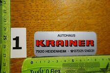 Alter aufkleber automobil gebraucht kaufen  Kupferberg