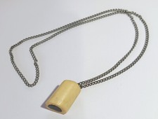 Colar de corrente de prata vintage com pingente de peça de presa de morsa comprar usado  Enviando para Brazil