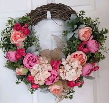 Peony spring wreath for sale  York