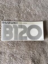Suzuki b120p owners for sale  BRIDGNORTH