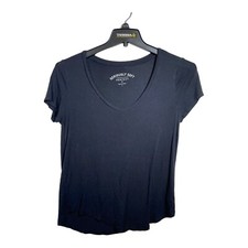 Camiseta Aeropostale Serious Sof Perfect V Preta Manga Curta Tamanho Pequeno comprar usado  Enviando para Brazil