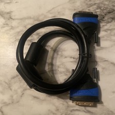Adaptador de cabo DVI DVI-D Dual Link 24 Plus 1 macho para macho dourado comprar usado  Enviando para Brazil