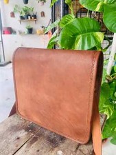 Bolsa de ombro carteiro de couro natureza humana corpo transversal maleta para laptop comprar usado  Enviando para Brazil