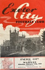 Exeter city watford for sale  BUSHEY