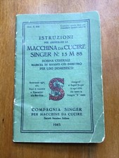 Singer libretto istruzioni usato  Milano