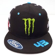 Boné DC SHOES Hoonigan Monster Energy viseira plana HRD preto Snapback Ken Block comprar usado  Enviando para Brazil