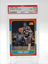 Usado, JOHNNY MOORE 1986-87 FLEER PREMIER BASQUETE SPURS #76 PSA 8 Q1048 comprar usado  Enviando para Brazil