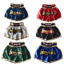 Shorts Muay Thai boxe tailandês Tailândia artes marciais equipamento de luta tecido de cetim comprar usado  Enviando para Brazil