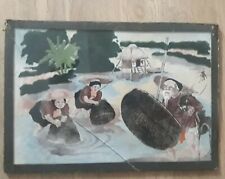 Peinture soie anciennes d'occasion  Jonquières