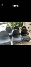 Panton black chairs for sale  PEACEHAVEN