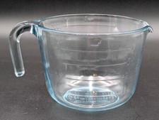 Copo de medição vintage Marinex Brasil quatro xícaras vidro tom azul, usado comprar usado  Enviando para Brazil