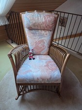 Schaukelstuhl rattan kissenauf gebraucht kaufen  Hanau