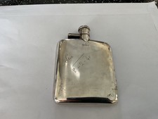 solid silver flask for sale solid silver flask for sale SOUTHAMPTON