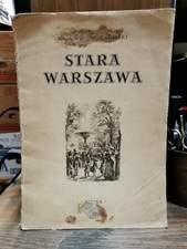 Stara Warszawa A. Uniechowski 1955 12 tavole colori fo ° na sprzedaż  Wysyłka do Poland