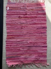 Pink rag rug for sale  WOODFORD GREEN