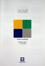 Usado, 295552) Peugeot 106 - Farben & Polster - Prospekt 06/2000 comprar usado  Enviando para Brazil