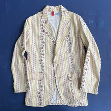 Blazer Monitaly jaqueta trabalho algodão lona listra floral GG comprar usado Blazer Monitaly jaqueta trabalho algodão lona listra floral GG comprar usado  Enviando para Brazil