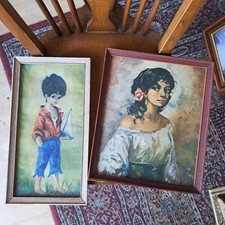 Vintage framed prints for sale  BLAYDON-ON-TYNE