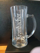 Krombacher glass tankard for sale  WAKEFIELD