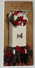 Cartão de Natal vintage festivo caixa de correio Hallmark comprar usado  Enviando para Brazil