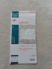 Carte ign 2034 d'occasion  Limoges-