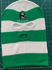 BALACLAVA COM ARO VERDE CELTA E BRANCO BELFAST PALESTINA GRATUITA E 8 emblemas de tempo comprar usado  Enviando para Brazil