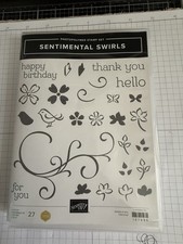 Stampin sentimental swirls for sale  BILSTON
