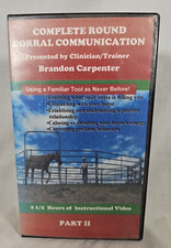 Complete Round Corral Communication Brandon Carpenter VHS Horse Training P2 comprar usado  Enviando para Brazil