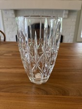 Vaso de flores vintage grande Waterford Marquis cristal decoração de mesa 9""  comprar usado  Enviando para Brazil
